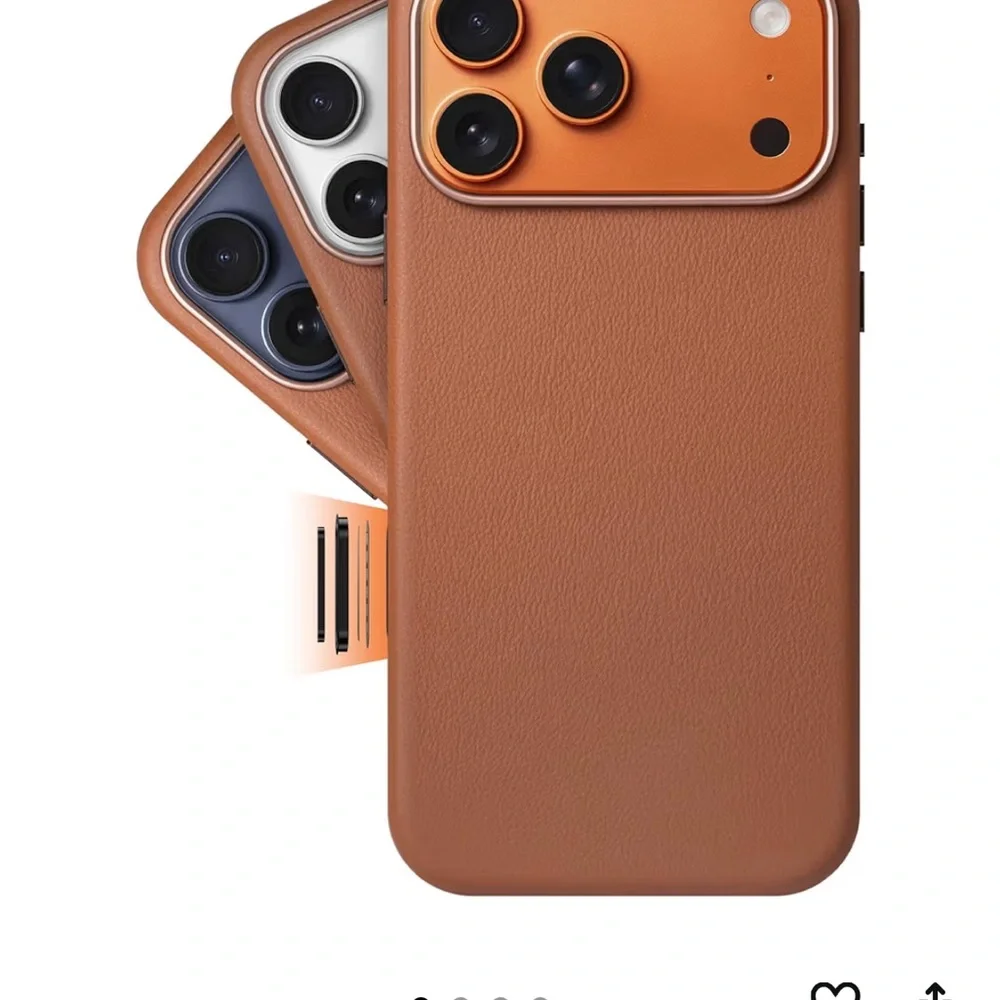 iPhone 17 pro max leather case